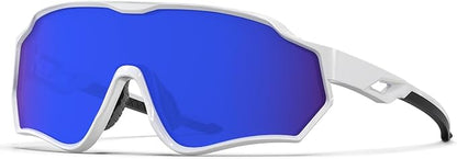 BEACOOL Polarized Running Sunglasses for Men Women UV400 Protection TR90 Sport Sunglasses for Fishing Cycling Baseball