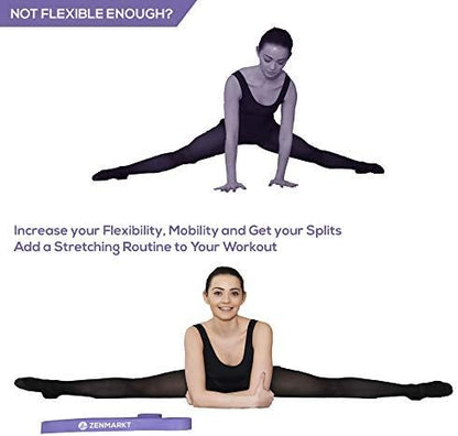 Zenmarkt Ballet Stretch Bands for Flexibility and Strength - Stretch Bands Ideal to Have as Dance Equipment in Every Competition - Suitable for Gymnastics, Cheerleading, and Pilates Training