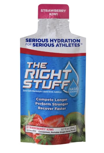 The Right Stuff Electrolyte Drink Concentrate - 3 Pouch Box - Strawberry Kiwi