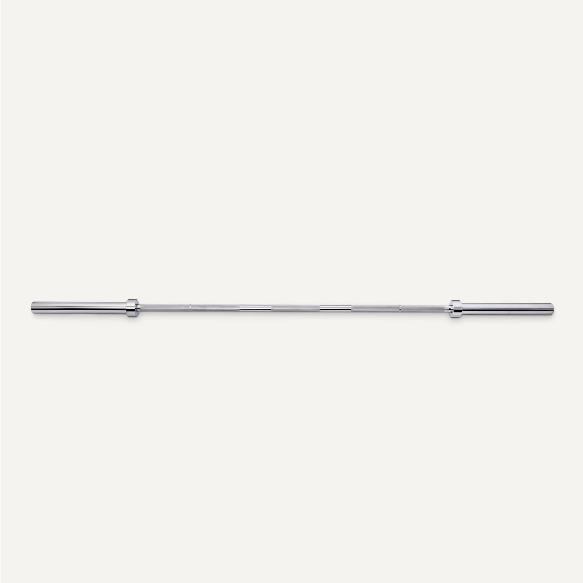Amazon Basics 7ft Olympic Barbell Bar, 2" Diameter, Chrome Finish, 500-Pound Capacity