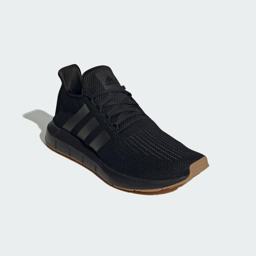 adidas Mens Swift Run Core Black/Core Black/Core Black 10