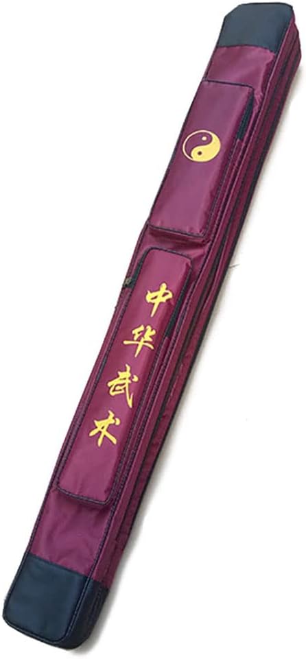 Sword Carrying Case - Waterproof Chinese Kung Fu Taichi Martial Arts Double Layer Carrying Shoulder Bag