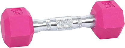 Colored Rubber Coated Hex Dumbbell Weight Set,Multiple Packages