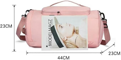 Versatile Gym Bag for Men and Women – Large Capacity Sports Duffel with Shoe Compartment, Waterproof Travel Bag for Fitness, Yoga, and Outdoor Activities