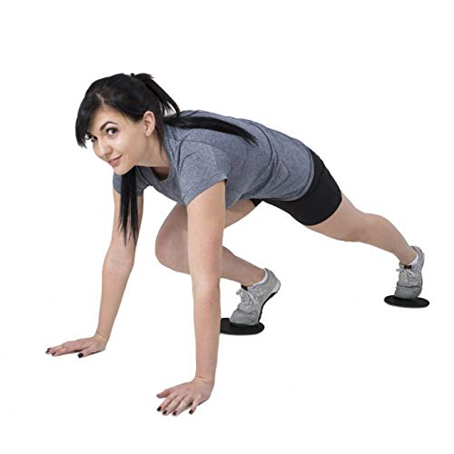 Synergee Core Sliders – Jet Black Dual Sided Ab Exercise Discs