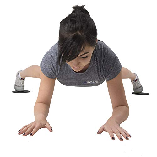 Synergee Core Sliders – Jet Black Dual Sided Ab Exercise Discs