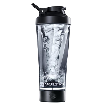 VOLTRX Premium Electric Protein Shaker Bottle, Made with Tritan - BPA Free - 24 oz Vortex Portable