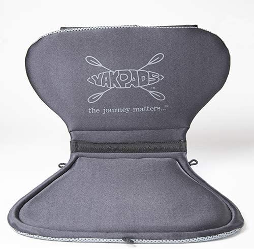 Low Back Cushioned Seat Pad, Gel Seat Pad for Kayaks, Portable Seat Cushion for Outdoor Watersports