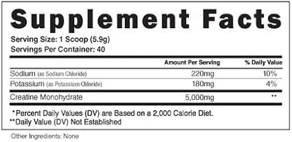 Steel Supplements ATP-Fusion | Optimized Absorption Creatine Monohydrate Workout Supplement | Bloat Free Formula for Faster Recovery with Creatine Monohydrate Powder | 40 Servings