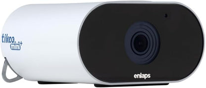 Enlaps Tikee mini+ - 12MP 4K Autonomous Timelapse Smart Camera, 120° Wide Angle, 4G/LTE WiFi, Remote Monitoring, IP66, Ideal for Renovation, Indoor & Outdoor, Waterproof Connector