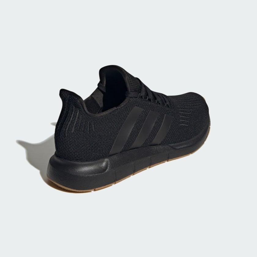 adidas Mens Swift Run Core Black/Core Black/Core Black 10