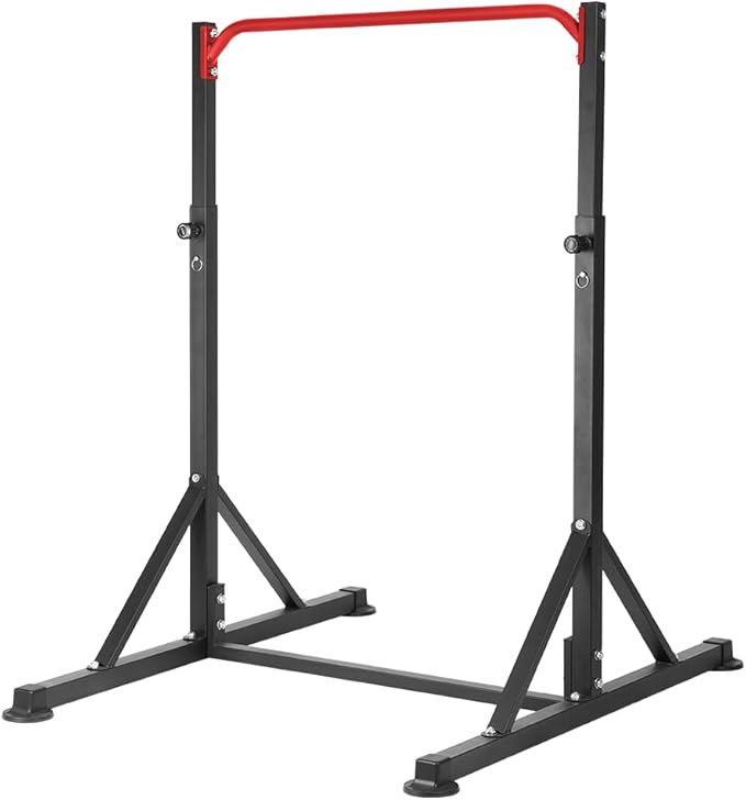 Pull Up Station, Power Tower Adjustable Pullup Bar Free Standing, Heavy Duty Multifunction Strength Training Pull Up Bar, Gym Workout Fitness Equipment Chin up Bar for Home Outdoor, 440LBS Capacity