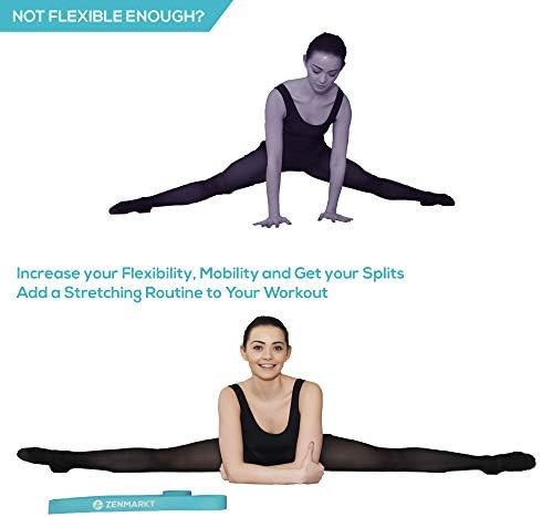 Zenmarkt Ballet Stretch Bands for Flexibility and Strength - Stretch Bands Ideal to Have as Dance Equipment in Every Competition - Suitable for Gymnastics, Cheerleading, and Pilates Training
