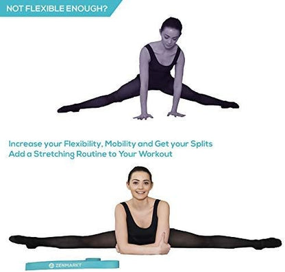 Zenmarkt Ballet Stretch Bands for Flexibility and Strength - Stretch Bands Ideal to Have as Dance Equipment in Every Competition - Suitable for Gymnastics, Cheerleading, and Pilates Training