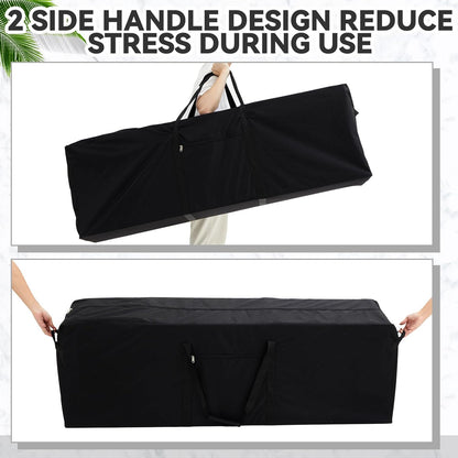 Extra Large 52" Duffle Bag 190L Heavy Duty Storage Bag, Waterproof 600D Oxford Travel Gear Bag with Zipper Pocket & Handles, Camping Tent Storage, Moving Bag, Sports Equipment Bag