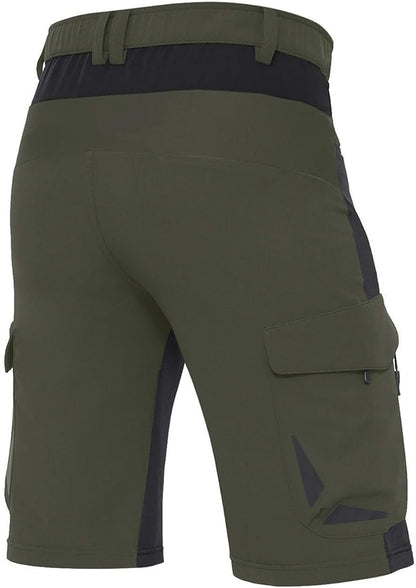 XKTTAC Men's Outdoor Quick Dry Lightweight Stretchy Shorts for Hiking, Tactical, Camping, Travel with 6 Pockets