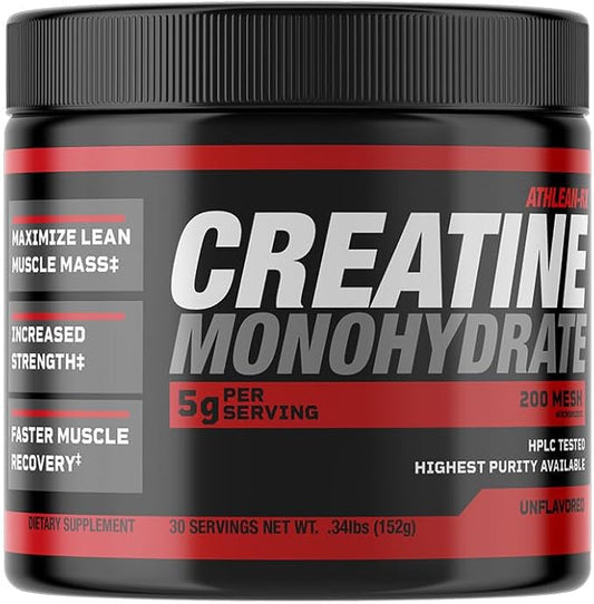X-CREATINE Pure Micronized Creatine Monohydrate Powder - Supports Muscle Strength, Power, and