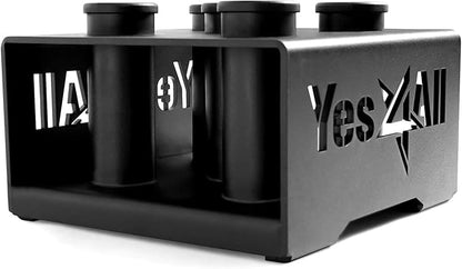 Yes4All Vertical Storage Rack, Home Gym Organizer, Barbell & Dumbbell Rack for 2-inch Olympic & Curl Bars