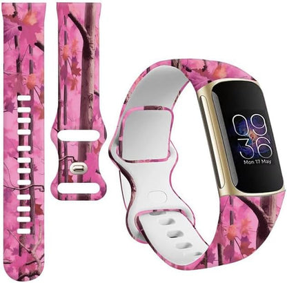 Sport Bands Compatible with Charge 6 /Charge 5 for Women Men,Soft Waterproof Replacement Straps Wristbands for Charge Advanced Fitness Tracker