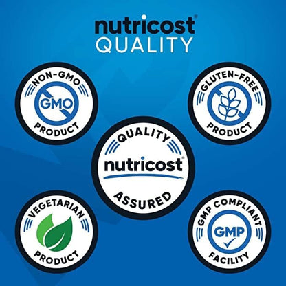 Nutricost BCAA Powder (Raspberry Lemonade, 60 Servings) - Optimal 2:1:1 Ratio