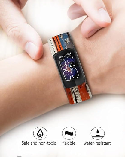 Sport Bands Compatible with Charge 6 /Charge 5 for Women Men,Soft Waterproof Replacement Straps Wristbands for Charge Advanced Fitness Tracker