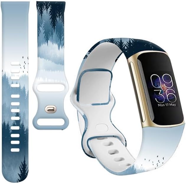 Sport Bands Compatible with Charge 6 /Charge 5 for Women Men,Soft Waterproof Replacement Straps Wristbands for Charge Advanced Fitness Tracker