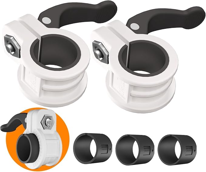 Mini Barbell Clips 1 inch I Multi-Size Adjustable Barbell Collar I 1 inch Barbell ClampsIQuick Release Weight Clips Pair of Locking for Dumbbell Bar