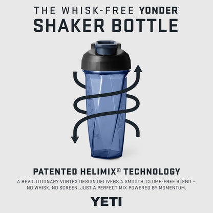 YETI Yonder Helimix Vortex Blender Shaker Bottle Holds up to 27oz | No Blending Ball or Whisk | USA