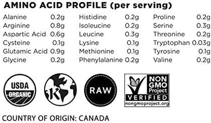 Terrasoul Superfoods Organic Hemp Protein Powder (50% Protein), 2 Pounds