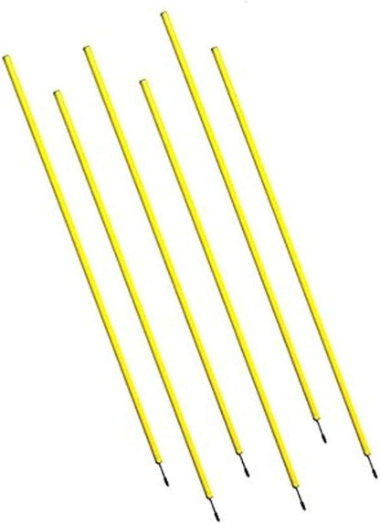 BlueDot Trading Soccer Agility Poles | Telescopic, Fixed & Collapsible Options (4, 6, 8 Piece Sets) Speed Training Poles for Agility Drills, Outdoor Games, Football & Sport Training Equipment