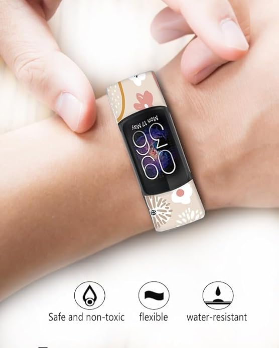 Sport Bands Compatible with Charge 6 /Charge 5 for Women Men,Soft Waterproof Replacement Straps Wristbands for Charge Advanced Fitness Tracker