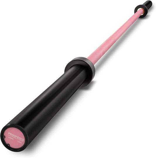 PROOFGOLD 6.6ft/7ft Olympic Barbell Bar 35Lb(15kg)/45LB(20kg) Barbell,Bench Press Bar for Squats and Deadlifts,Olympic Weight Bar for Home Gym,Womens Mens barbell(2inch),500LB/700LB/1000LB
