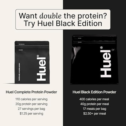 Huel Vegan Protein Powder | Chocolate Fudge Brownie | Complete Nutrition | 20g Protein Powder | 100% Plant-Based | 27 Vitamins & Minerals, Gluten Free, Non-GMO, Lactose Free | 26 Servings