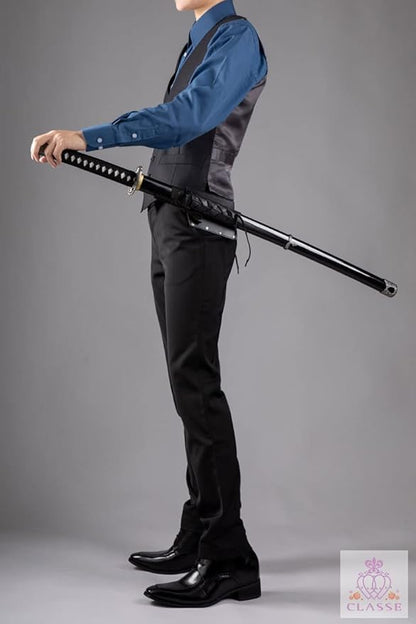 CLASSE Sword Holder, Sword Belt, Sword Holder, Waist Belt, Leather, Specialized for Stage or Musical Performance, Adjustable