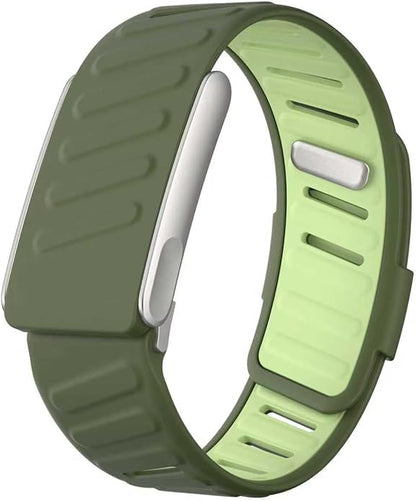 VeveXiao Rugged Comfort Silicone Wristband Compatible with WHOOP 5 | Whoop MG Band, Durable Soft Silicone Sports Loop Replacement Bands for Men Women with Metal Frame Connector