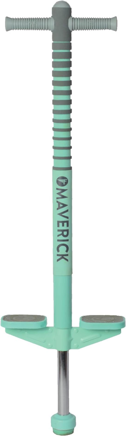 Flybar Maverick Pogo Stick for Kids Ages 5+, 40 to 80 Pounds, Perfect for Beginners, Easy Grip Handles, Anti-Slip Pegs, Outdoor Toys for Boys and Girls