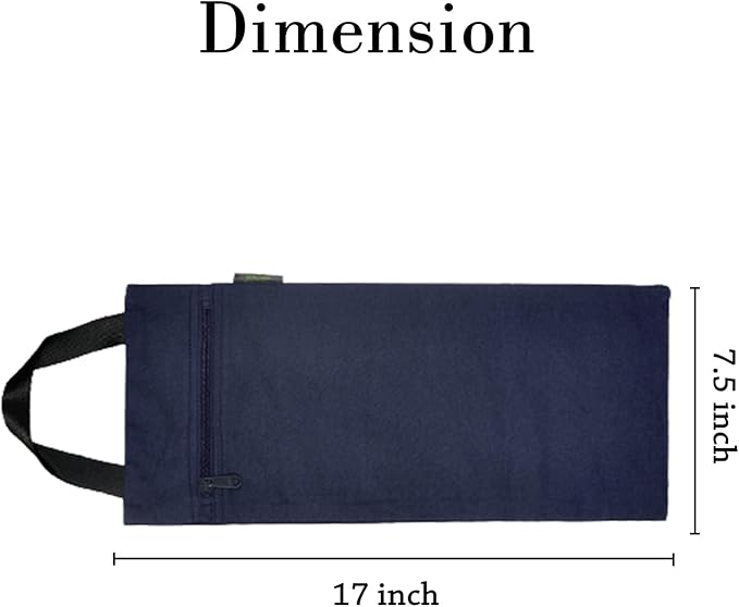 Yoga Sand Bag, Cotton Unfilled for Yogas, Weights & Resistance Training, Portable Weightlifting Sandbag