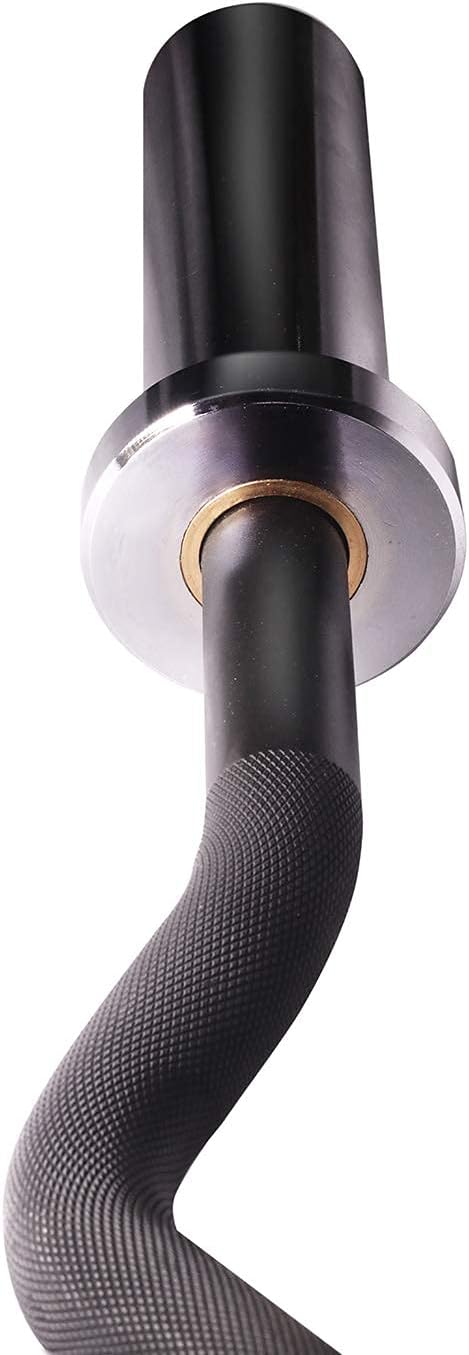 Chong Olympic Barbell 47Inch-4FT-350lb /86Inch-7FT-1500lb EZ Curl Weight Bar, Capacity Chrome Barbells for Gym Home Strength Training,Weightlifting,Power Lifting