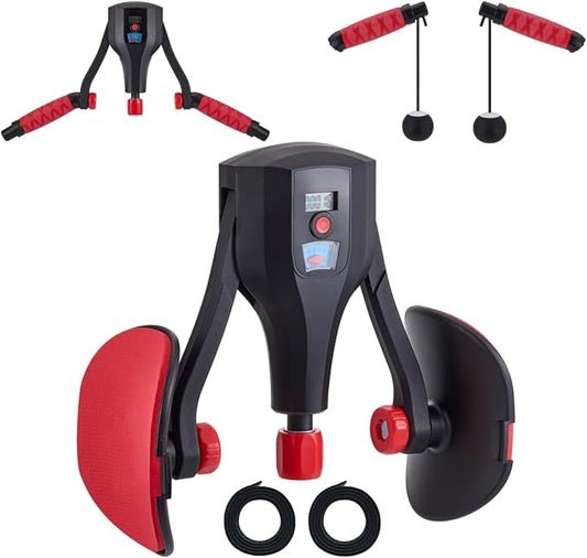 Thigh Master, 0–132lbs Adjustable Resistance, 3-in-1 Pelvic Floor Exercise Devices, Inner Thigh Exerciser, Kegel Exercise for Men & Women, Home Gym Fitness