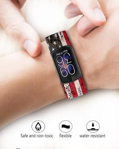 Sport Bands Compatible with Charge 6 /Charge 5 for Women Men,Soft Waterproof Replacement Straps Wristbands for Charge Advanced Fitness Tracker