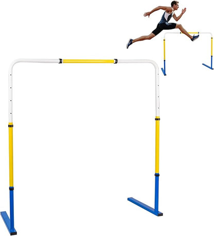 Adjustable Height Hurdles Track and Field,Detachable Agility Speed Jumping Training Equipment for Kids,Youth and Adults,Indoor & Outdoor Use（1 Pack）