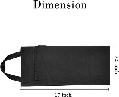 Yoga Sand Bag, Cotton Unfilled for Yogas, Weights & Resistance Training, Portable Weightlifting Sandbag