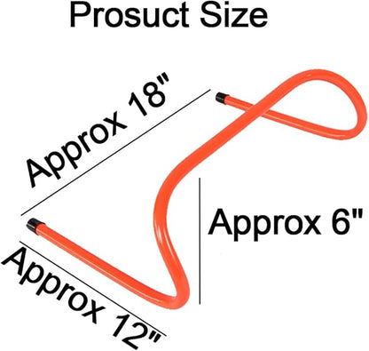 12 Hurdles Training Speed Agility Training Durable with 10 Marker Cone