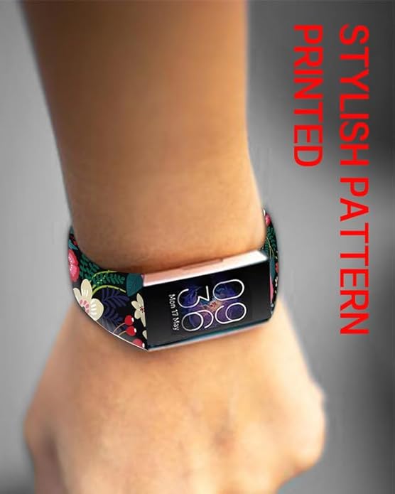 Sport Bands Compatible with Charge 6 /Charge 5 for Women Men,Soft Waterproof Replacement Straps Wristbands for Charge Advanced Fitness Tracker