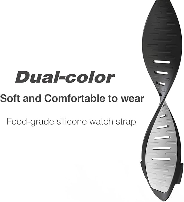 Men Women Soft Silicone Wristband Compatible with Whoop 4.0 Band Strap, Replacement Adjustable Breathable Sport Band for Whoop 4.0 & U-shaped Metal Frame