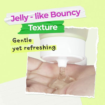 SAM'U Born Panthenol Jelly Wash, Korean Face Cleanser, Low pH Hydrating Gentle Bubble Cleanser, Korean Skin Care for All Skin Types (100ml/3.38 oz)