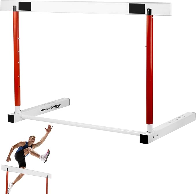 Adjustable Hurdle Training Hurdle Track and Field Equipment Professional Track and Field Hurdles with Counterweight for Personal Training Track and Field Competition