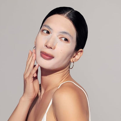 Karuna - Hydrating+ Facial Mask for Well-Moisturized & Hydrated Skin, Glow-Enhancing Facial Skin Care Products, Hydrating Face Masks with Natto, Niacinamide & Sodium Lactate, 1 Pack