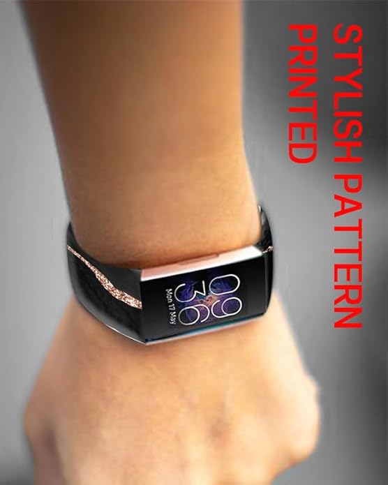 Sport Bands Compatible with Charge 6 /Charge 5 for Women Men,Soft Waterproof Replacement Straps Wristbands for Charge Advanced Fitness Tracker