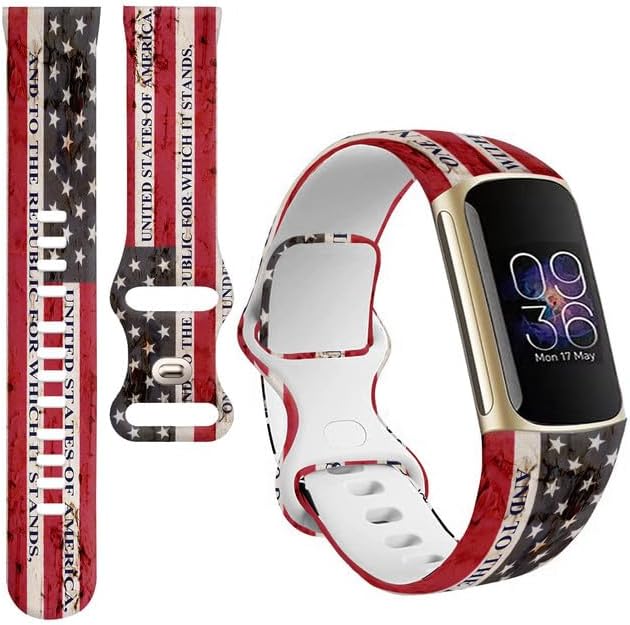 Sport Bands Compatible with Charge 6 /Charge 5 for Women Men,Soft Waterproof Replacement Straps Wristbands for Charge Advanced Fitness Tracker